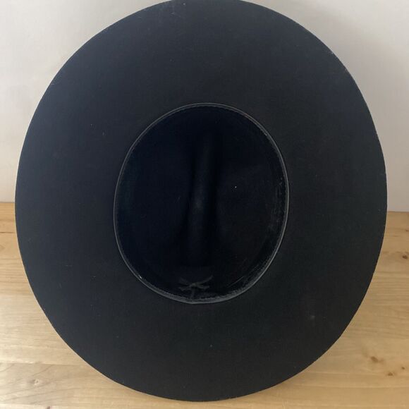 Vintage Wrangler Black Western Hat - Picture 6 of 9